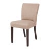 Contemporary chair in natural jute canvas - Set of 2 - Bolero - Fourniresto