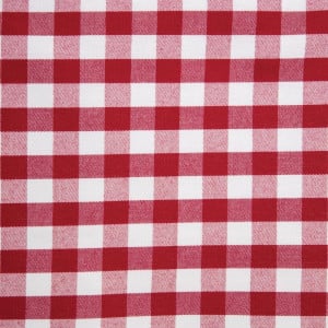 Serviettes à carreaux rouges en polyester - Lot de 10 - Mitre Essentials - Fourniresto