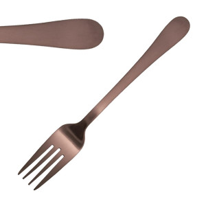 Copper Cyprium Dessert Forks - Set of 12 - Olympia