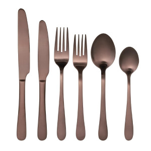 Dessert Copper Cyprium Forks - Set of 12 - Olympia