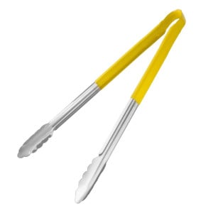 Pince de service 405mm jaune - Vogue - Fourniresto