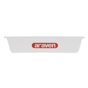 Bac Alimentaire Peu Profond Transparent 300Mm - Araven - Fourniresto