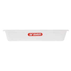 Bac Alimentaire Peu Profond Transparent 435Mm - Araven - Fourniresto