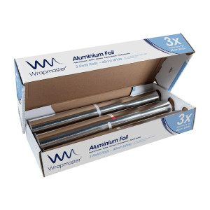 Aluminiumfolie - L 90m x B 450mm - 3-pack - Wrapmaster