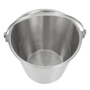 Stainless steel bucket 12L - Jantex - Fourniresto