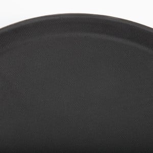 Non-slip round black fiberglass tray 406mm - Olympia KRISTALLON - Fourniresto