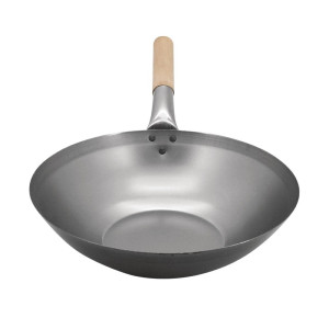 Steel Wok - 33 cm - Vogue - Fourniresto