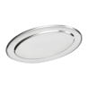 Plat de service ovale inox - 250mm - Olympia - Fourniresto