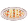 Oval stainless steel serving dish - 605mm - Olympia - Fourniresto