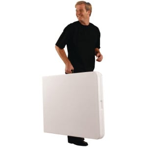 Folding Table with White Center 1.8 m - Bolero