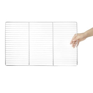 Ruostumattomasta teräksestä valmistettu uuniritilä - L 530 x S 330mm - Vogue