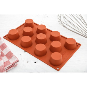 Forma 11 mini-muffins i silikon Formaflex - Pavoni - Fourniresto