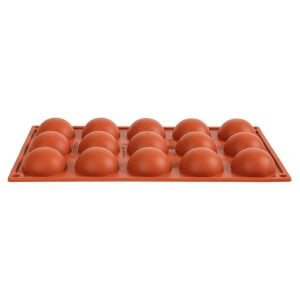 Moule 15 Puolipalloa Silikonista Formaflex - Pavoni