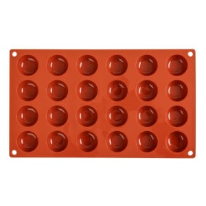 24 Pomponnettes Silicone Mould Formaflex - Pavoni