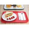 Self-Service Tray 305 X 415mm Red - Olympia KRISTALLON - Fourniresto