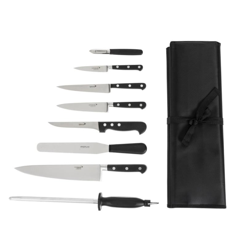 Set of 8 Knives with Case - DEGLON