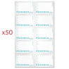 Lot of 50 Reusable Traceability Labels, 3 Markers and 2 Cloths - FourniResto