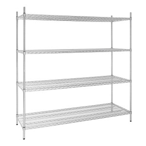 Hylla i kit 4 nivåer - L 1830 x D 610 mm - Vogue