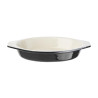 Plat à Gratin Ovale Noir - 650 ml - Vogue