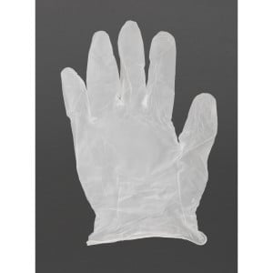 Gants en vinyle non poudrés  S - Vogue - Fourniresto