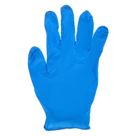 Gants en Nitrile Non Poudrés Bleus - Taille L - Lot de 100 - FourniResto