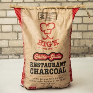 Träkol av FSC-certifierat naturmaterial för grillning - 12 kg - Big K