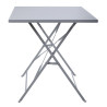 Table de Terrasse Pliable Grise - 1100 x 700 mm - Bolero