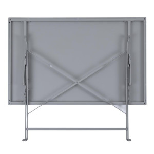 Utelutningsbart grått bord - 1100 x 700 mm - Bolero