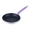 Stekpanna i aluminium med non-stick beläggning Ø 240mm, lila handtag Hygiplas - Teflon Platinum Plus-beläggning