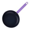 Aluminium Non-Stick Frying Pan Ø 240mm, Purple Handle Hygiplas - Teflon Platinum Plus Coating