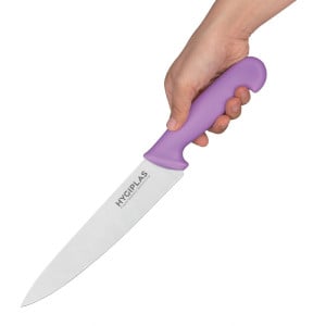 Kockkniv Hygiplas - Precision 215mm, Lila handtag