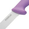 Hygiplas Purple Bread Knife 200 mm: Effortlessly slice!