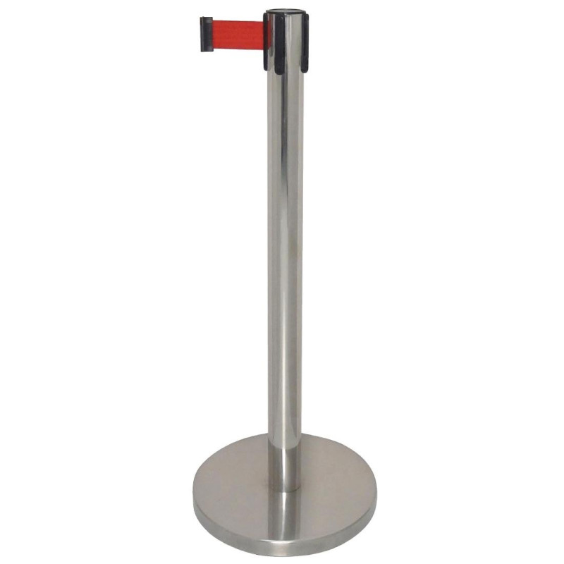 Red Belt Retractable Barrier 3m Bolero, Durable Stainless Steel - Safety and Flexibility. Red Belt Retractable Barrier 3m Bolero, Durable Stainless Steel - Safety and Flexibility.