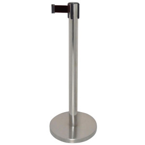 Retractable Barriär Svart Band 3m Bolero GG724: Säkerhet och Elegans
