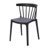 Polypropylenstolar Antracit - Set om 4: Elegant design och hållbar komfort