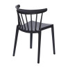 Polypropylenstolar Antracit - Set om 4: Elegant design och hållbar komfort