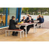 Banc Utomhus Imitation Valnöt 1050 mm Gopak CK814