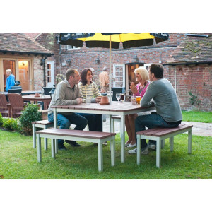 Banc Utomhus Imitation Valnöt 1050 mm Gopak CK814