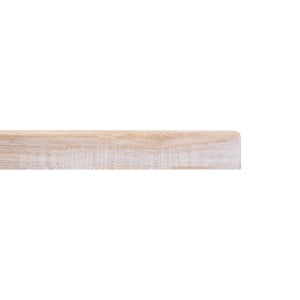 Esiporattu neliönmuotoinen pöytälevy Vintage valkoinen 700 mm Bolero - Korkealaatuinen pajupuu