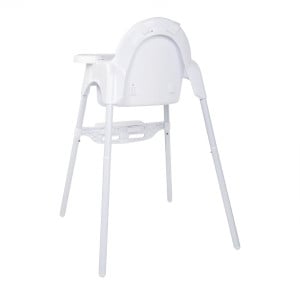 High Chair Baby White Glossy Bolero - Safety and Comfort