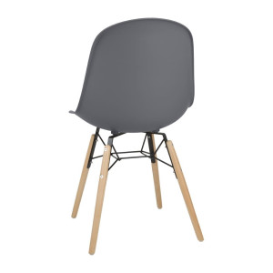 Dark Gray Arlo Chair - Set of 2 Bolero: Comfort, robustness, and elegance
