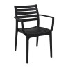 Svarta fåtöljer Artemis Siesta - Modern design och hållbarhet