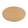 Plateau de Table Rond Frêne Naturel 600 mm - Qualité Bolero