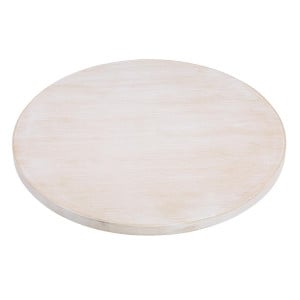 Round White Vintage Table Top 600 mm Bolero DY729