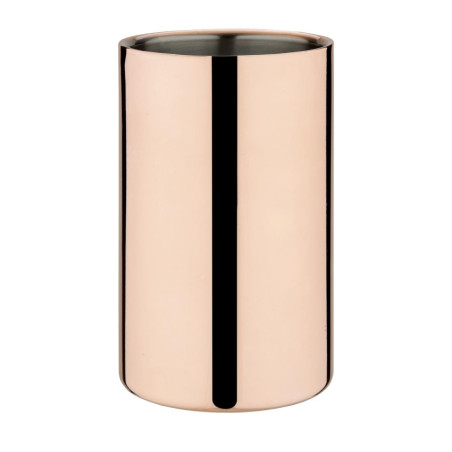 Double Wall Copper Wine Cooler 1 L Olympia - Keeps wine cool, guaranteed elegance.