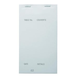 Large Olympia Self-Copying Order Pads - Pack of 50: Efficient service in the kitchen