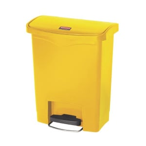 Gul Soptunna 30L Rubbermaid - Ultra Hållbar Främre Pedal