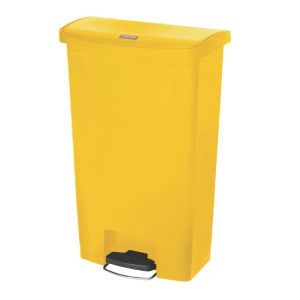 Stor gul pedalhink 68 L Rubbermaid: Impeccabel hygien och professionell praktiskhet