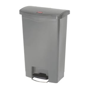 Harmaa etupoljinroskakori 50L - Hygieeninen & Käytännöllinen | Rubbermaid