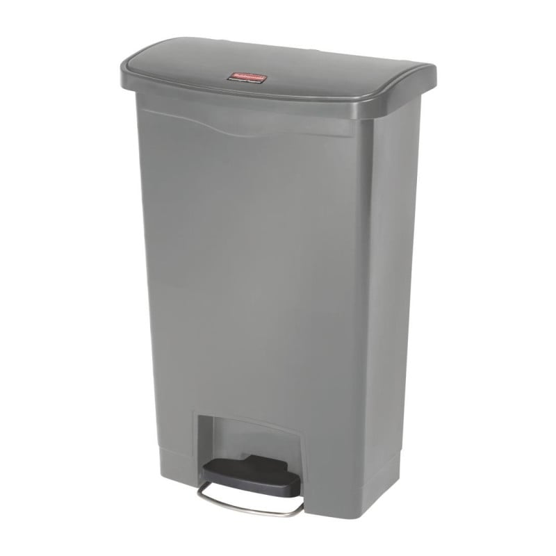 Harmaa etupoljinroskakori 50L - Hygieeninen & Käytännöllinen | Rubbermaid